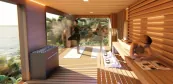 Hot Yoga, Bikram Yoga, Sauna, Saunahaus