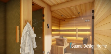 Sauna und Dusche