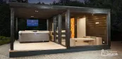 Wellness Gartensauna auf höchstem Niveau