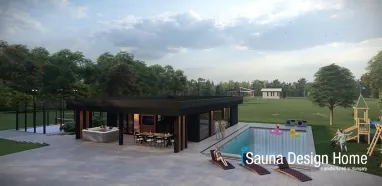 Premium Wellness Saunahaus, Wellness Wohnhaus