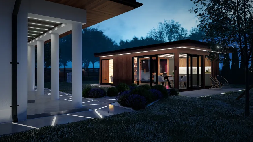 individuelle Sauna- und Wellnesshaus