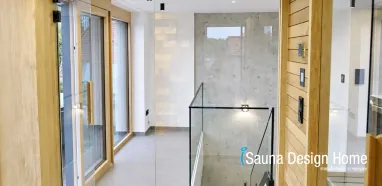 Integrierte Sauna und privater Wellnessbereich Integrierte Sauna und privater Wellnessbereich
