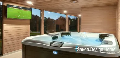 Massage Pool, Gartensauna Massage Pool, Gartensauna