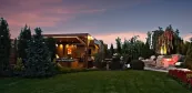 Saunahaus und Wellness-Bereich, Wellness-Terrasse mit Sauna und Whirlpool, Klagenfurt Saunahaus und Wellness-Bereich, Wellness-Terrasse mit Sauna und Whirlpool, Klagenfurt