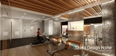 Luxus-Fitnessstudio