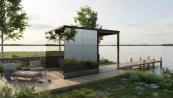 Sauna mit Pergola Sauna mit Pergola
