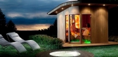 Kombinierte Gartensauna mit Infrarot, Sauna Klagenfurt